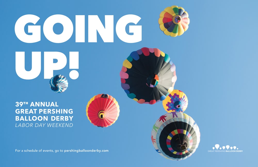 Hot Air Balloon Poster - Going Up!