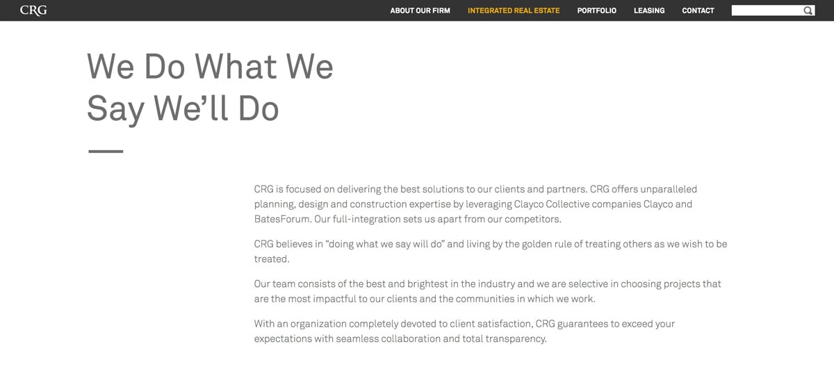 CRG homepage