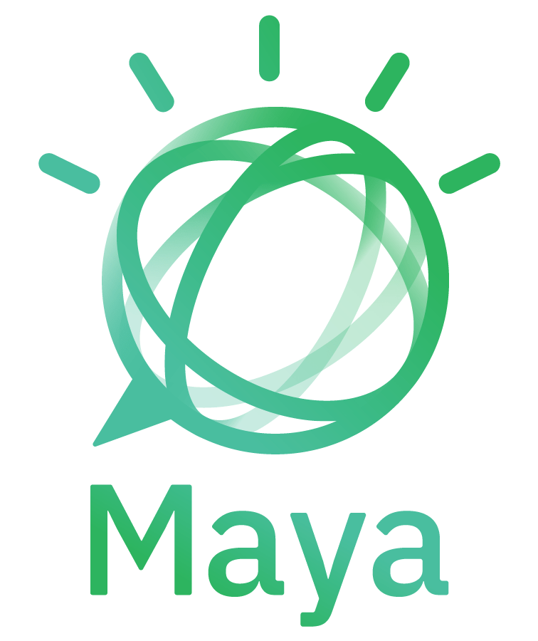 Logo for Maya - Hackathon - Global Hack VII, which utilized IBM Watson