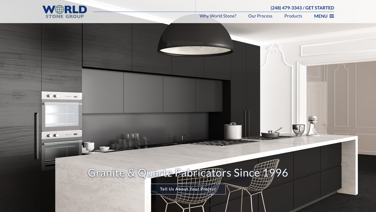 World Stone Group home page