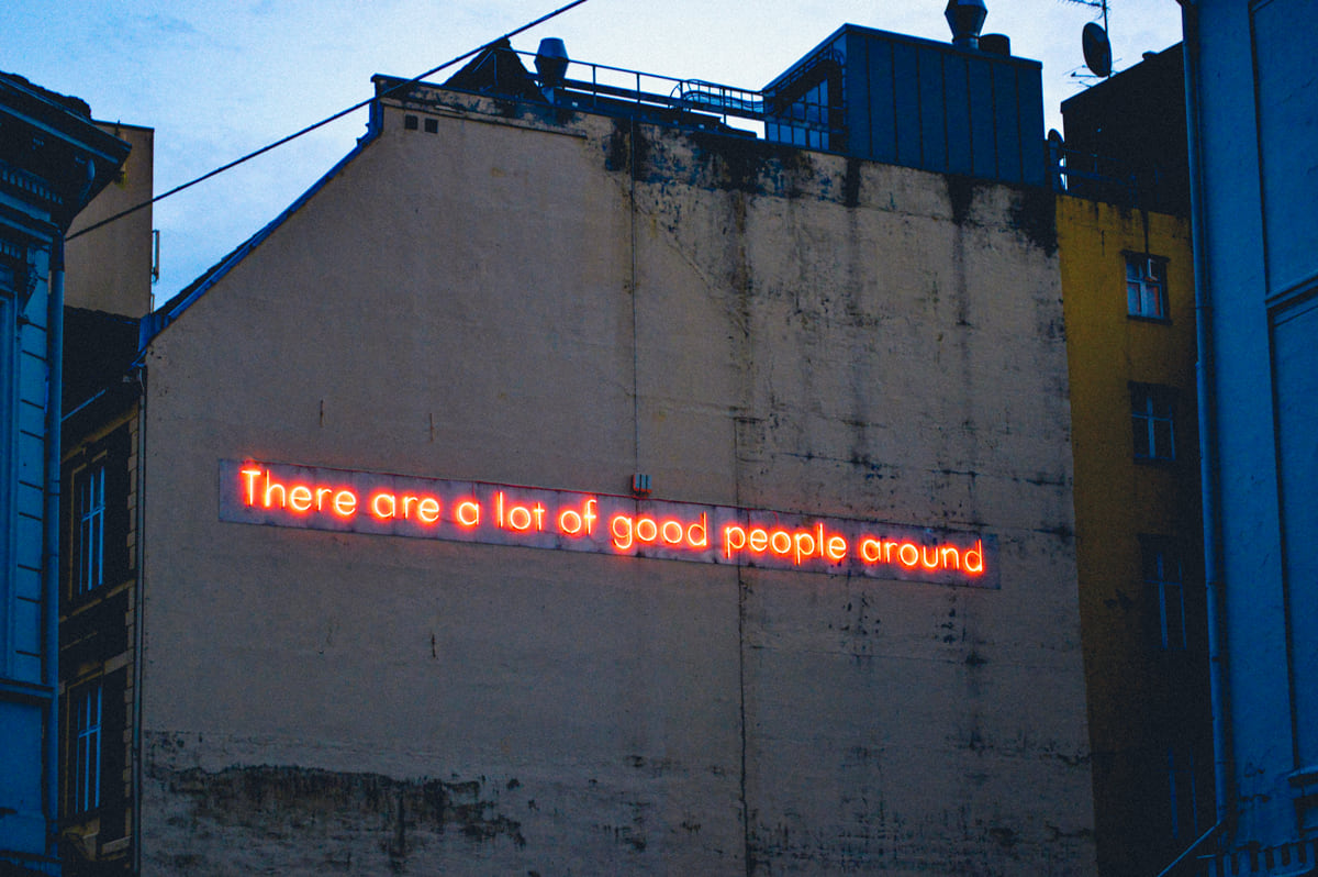 There are a lot of good people around, taken in Bergen